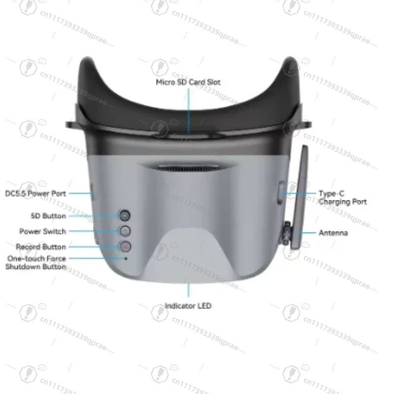 Fpv Drone Goggles - Analoge FPV-Brille BETAFPV VR04 4,3
