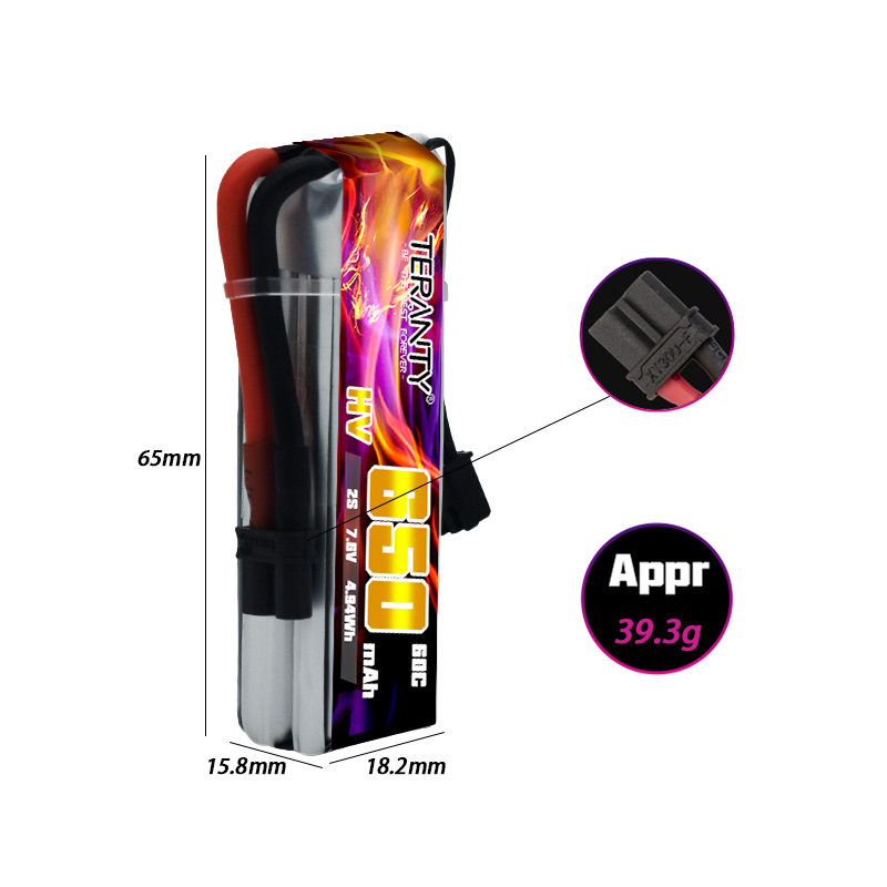 2/4/6/10 Stück TERANTY 650mAh  – Fpv Drone Kit Bewertung und Preis